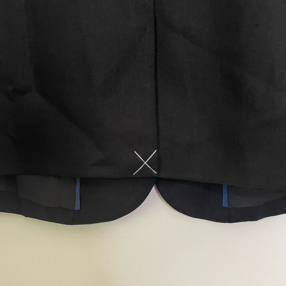 NWT J. Crew Factory‎ Linen-blend Holland Blazer Black Size 18 AL222 Career Work - Picture 8 of 12